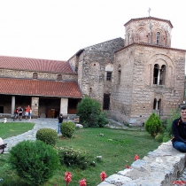 Ohrid'de bulunan 365 kiliseden biri